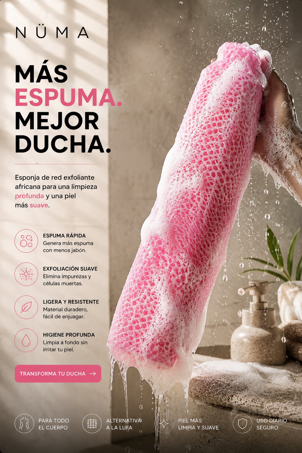 NÜMA red exfoliante africana